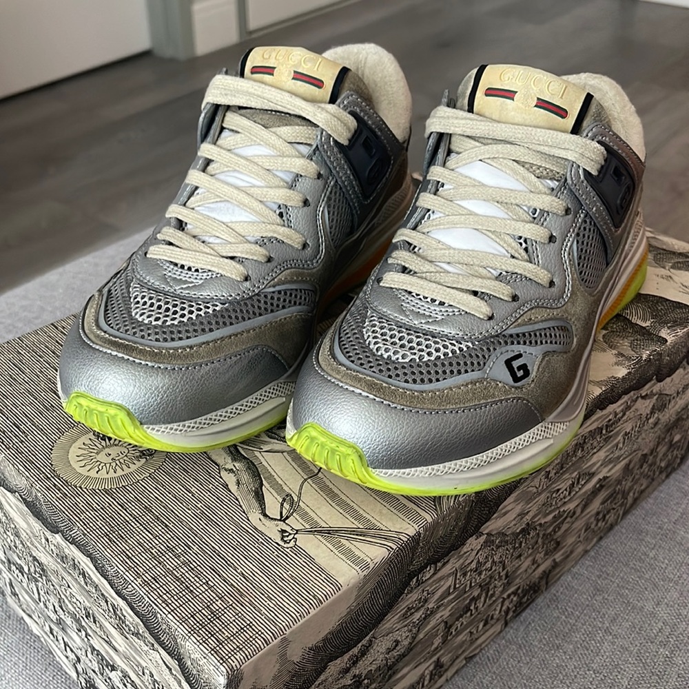 Authentic Gucci ultra pace sneakers worn 2x